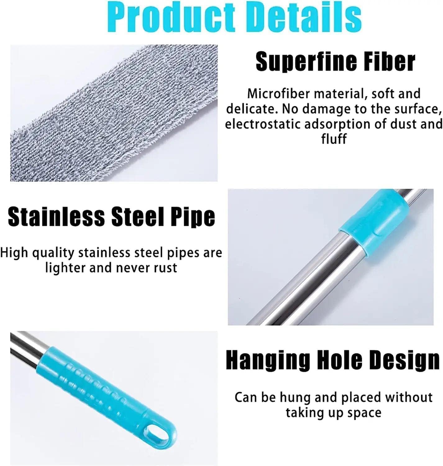 Trisho l Gap Dust Cleaner Under Appliance Microfiber Duster Dust