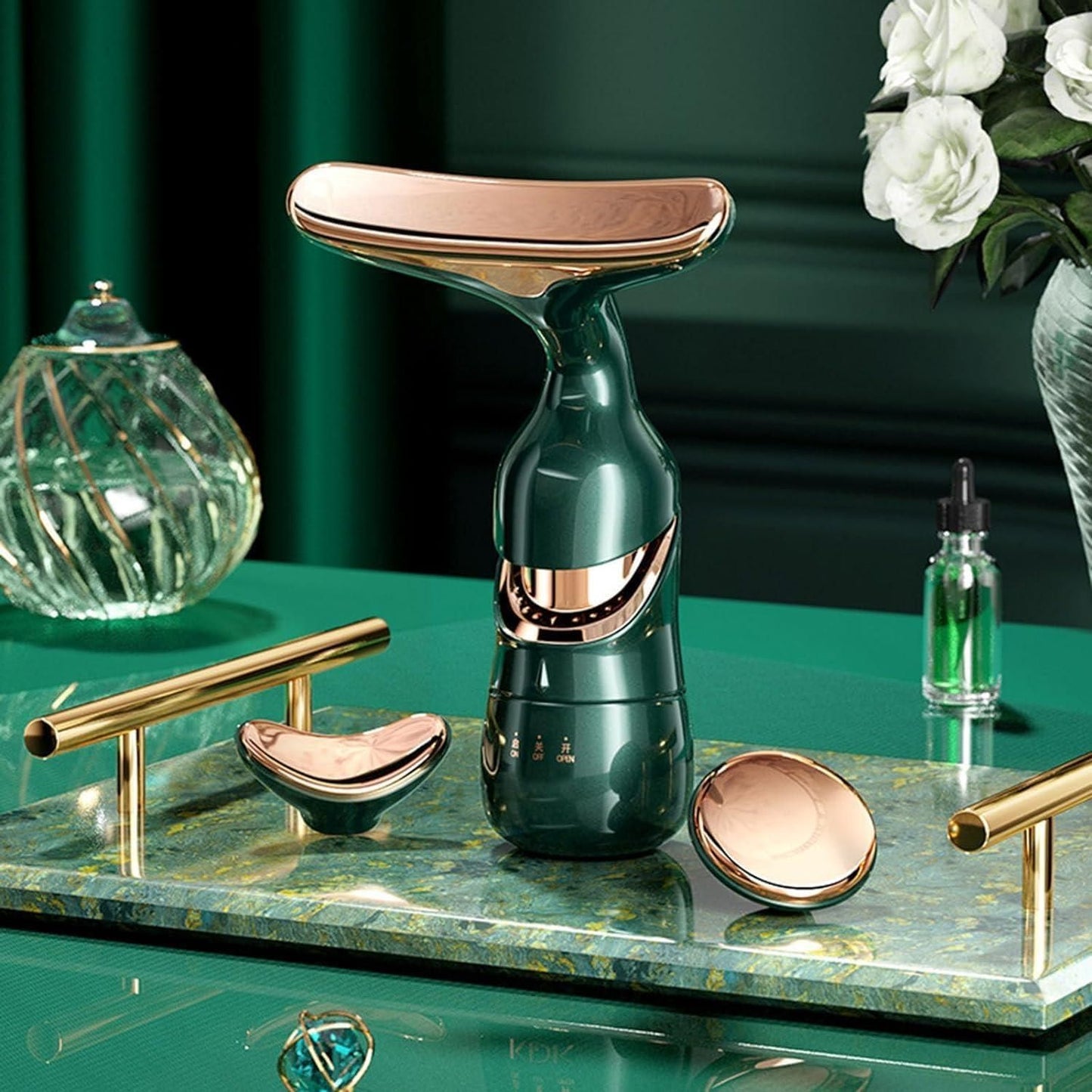 A+ Grade2 In 1 Anti Wrinkles  Facial Massager For Skin Care