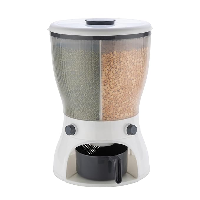 Dispenser l 4-in-1 10L Rice & Grain Storage Dispenser