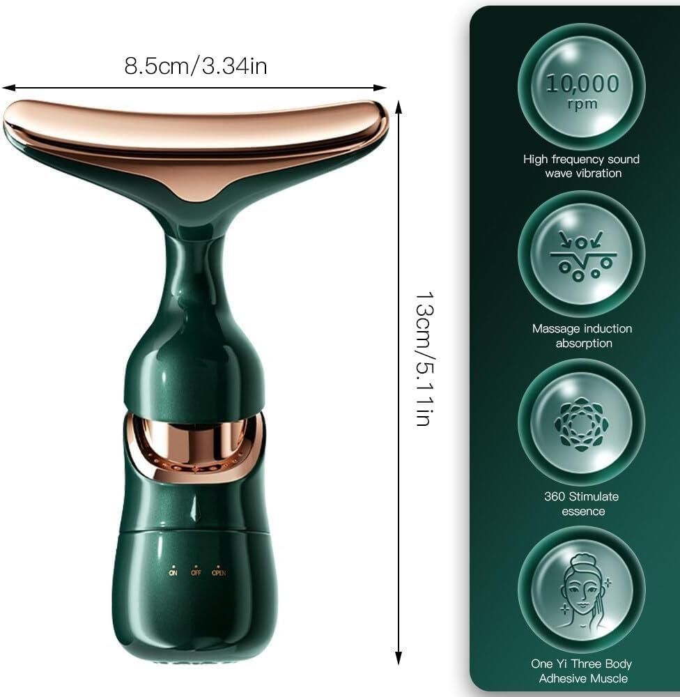 A+ Grade2 In 1 Anti Wrinkles  Facial Massager For Skin Care
