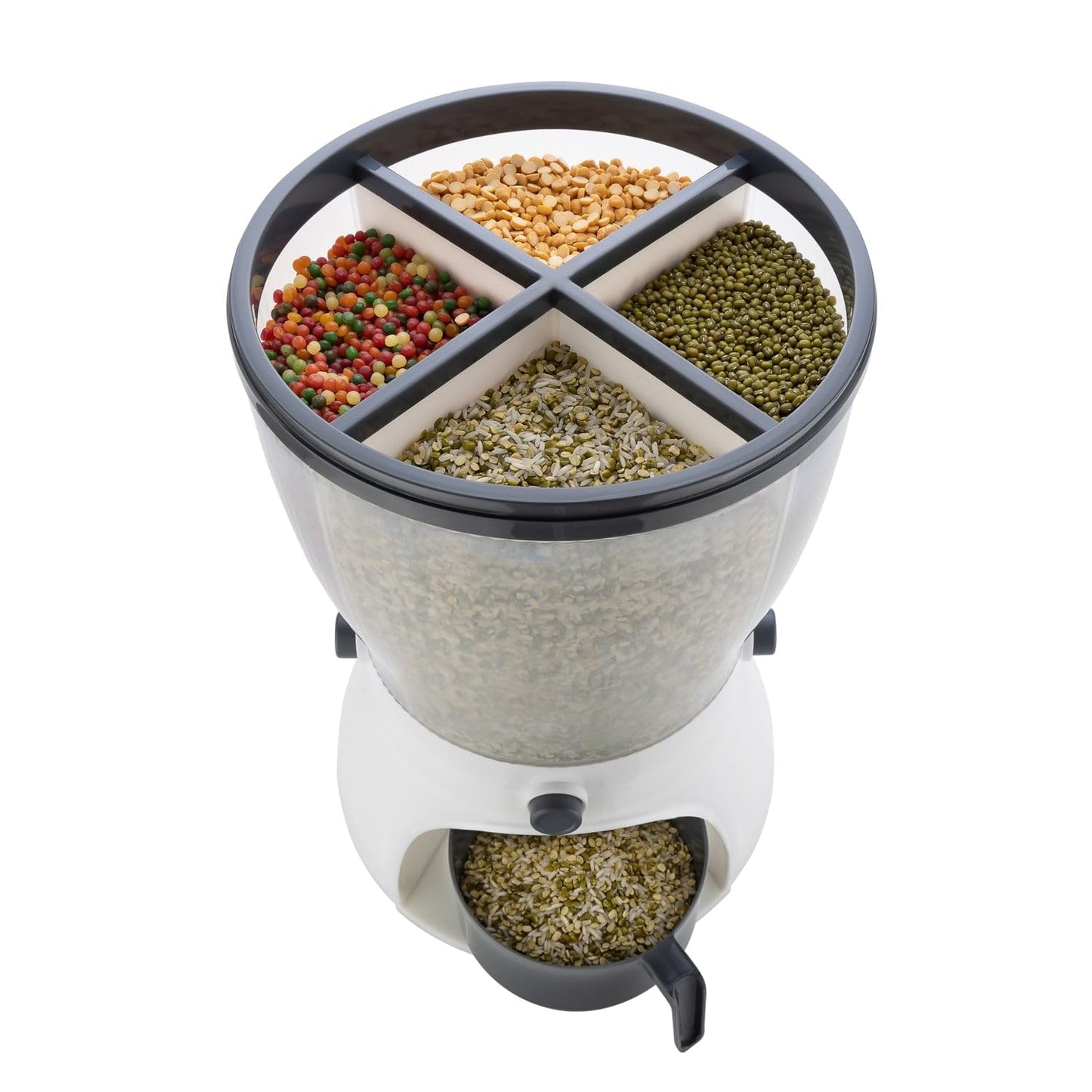 Dispenser l 4-in-1 10L Rice & Grain Storage Dispenser